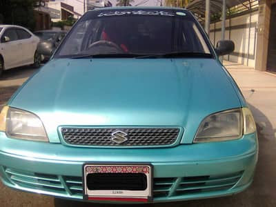 SUZUKI CULTUS VXR MODEL 2001 ICE BLUE COLOUR VERY GOOD CONDITION