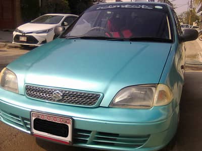 SUZUKI CULTUS VXR MODEL 2001 ICE BLUE COLOUR VERY GOOD CONDITION