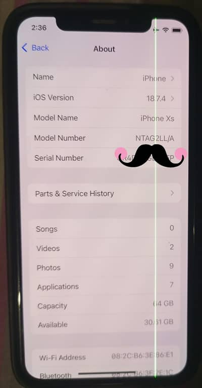 iPhone 10xs 10/10 condition non pta