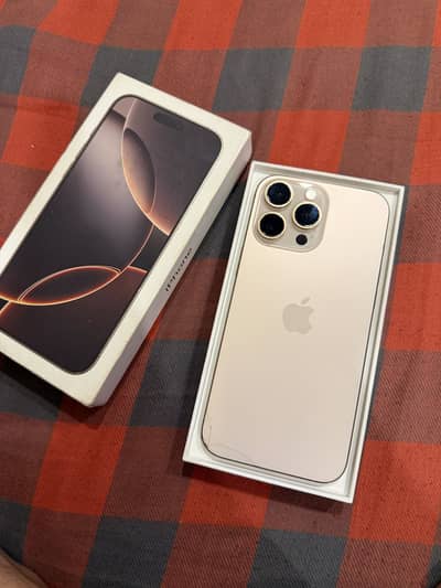 Iphone 16 pro max 256 gb desert Pta approved read ad