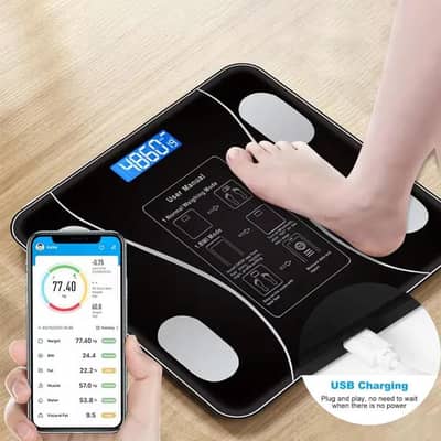 smart digital body weight machine scale 180kg Bluetooth weight scale