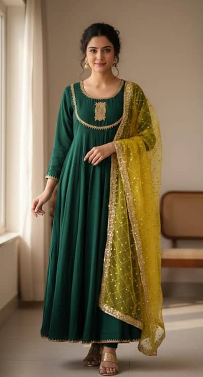 Bridal Mayo Dress | Bridal Dress | Mehndi Dress