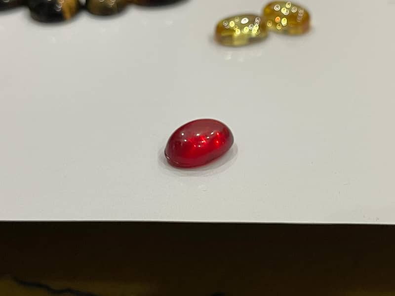 Gemstone Tiger eye Agate . Ruby . Moonstone. Opal 8