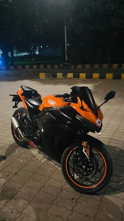 heavy bike 400cc dual cylinder ninja for sale