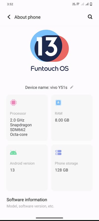 Vivo y 51s . . . . . 8. . . . . 128. . . . . . sale. . . . .