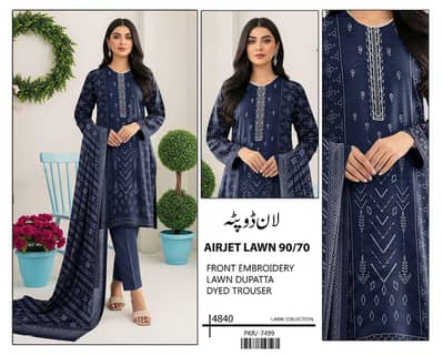 lawn k suits hai different prints mein plz read description