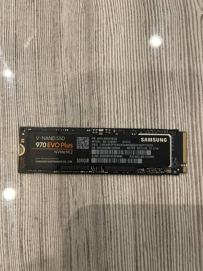 Samsung 970 Evo Plus NVME M. 2 500gb