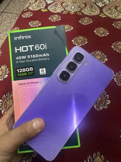 Infinix hot 60i 6+4 128gb all ok with box