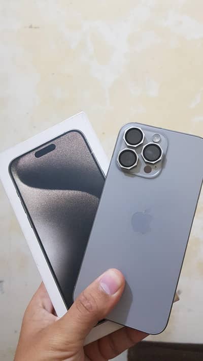 15 promax non pta natural titanium 256gb