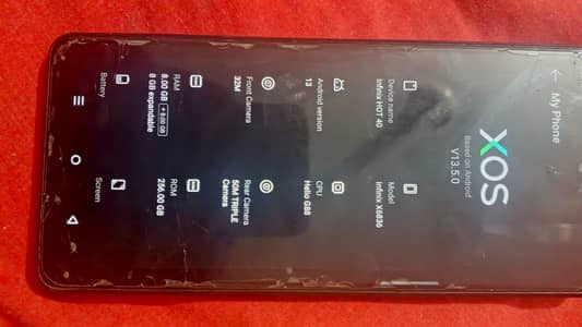 Infinix Hot 40 8+8GB Ram for sale