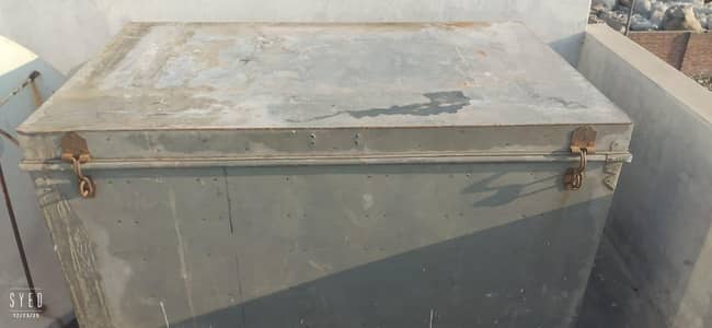 2 iron peti trunks for sale