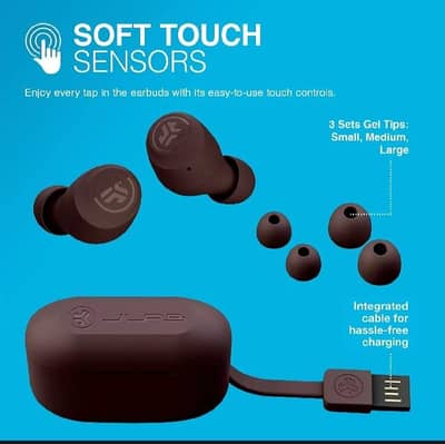 jlab Earbuds primium quality 24 hours play time