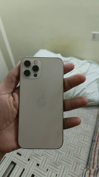 iphone 12pro Pta Approved 128Gb With Box Gold Color