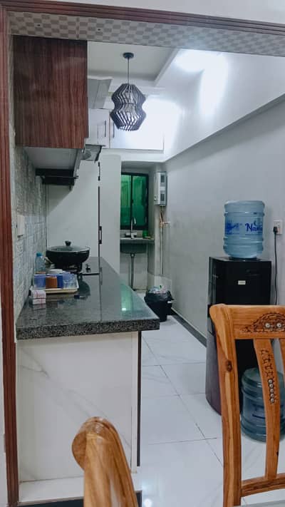 Apartment for sale 2 bed drawing dining 900 sq feet DHA phase 5 badar commercial Karachi