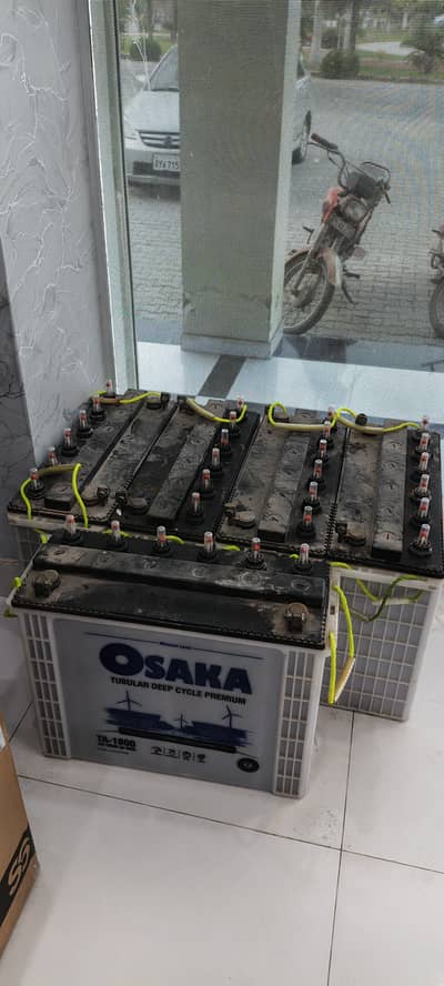5 Tublar Osaka Batteries used Working conditions 10by10