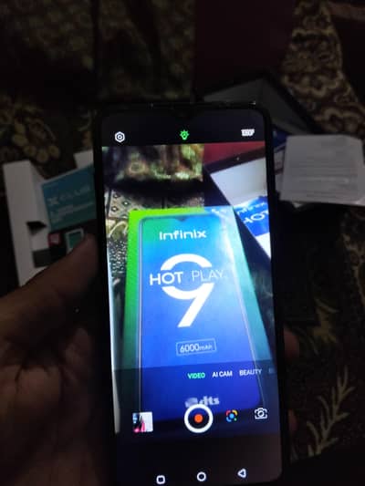 infinix hot 9 play 3 64 GB with box
