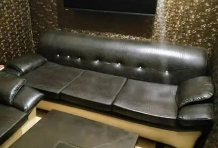 Leather sofas