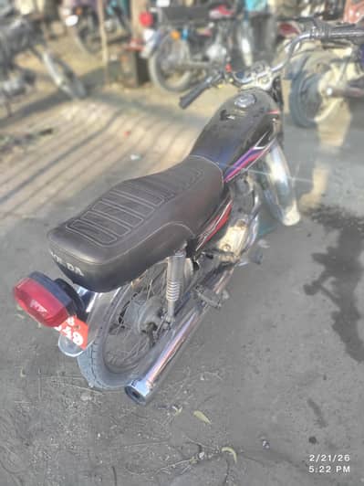 HONDA CG 125 Karachi number 2017 model registration 2018