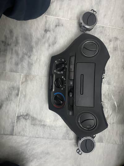 Vitz Rs ac panel ac vent chrome ring for vitz 2000-2004 4pec ac vents