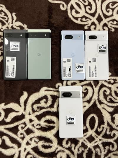 Google pixel 7 ,7a,6a official PTA APPROVED