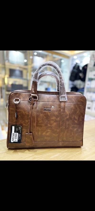 Montblanc 5502-1 PU Leather Laptop Bag PKR 13,999.00 PKR 16,000.00