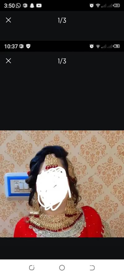 bridal set h condition ok h