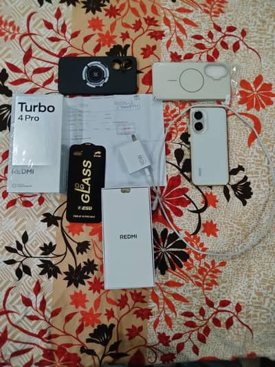 Redmi turbo 4 pro PTA Approved box packed condition 10/10  Original