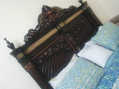 Pure chinioti wood bed