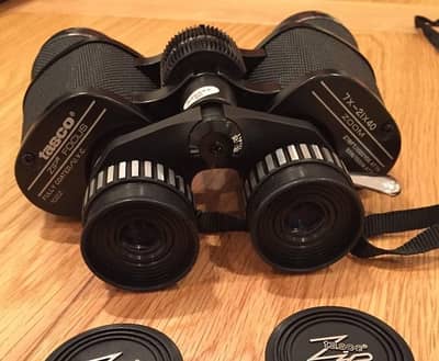 Tasco 7x21x40 zoom binocular doorbeen telescope 03016212007