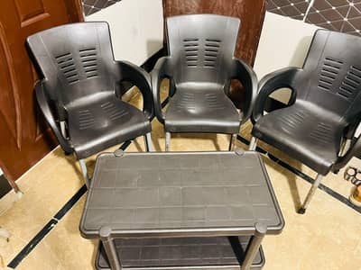 6Chairs and 1Table Set