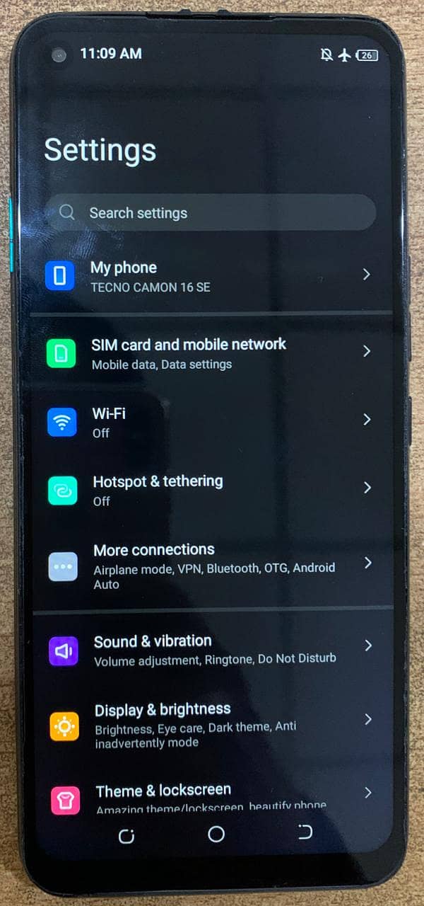 Tecno CAMON 16 SE 0