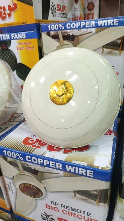 Sofi deluxe ceeling fan off white 100% Copper Warranty 2 years