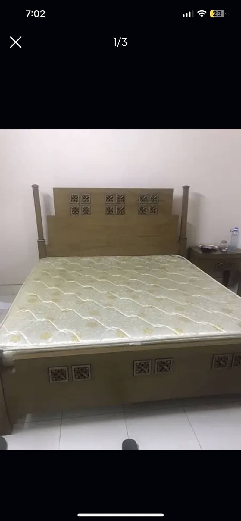 Wooden solid Bedset 3