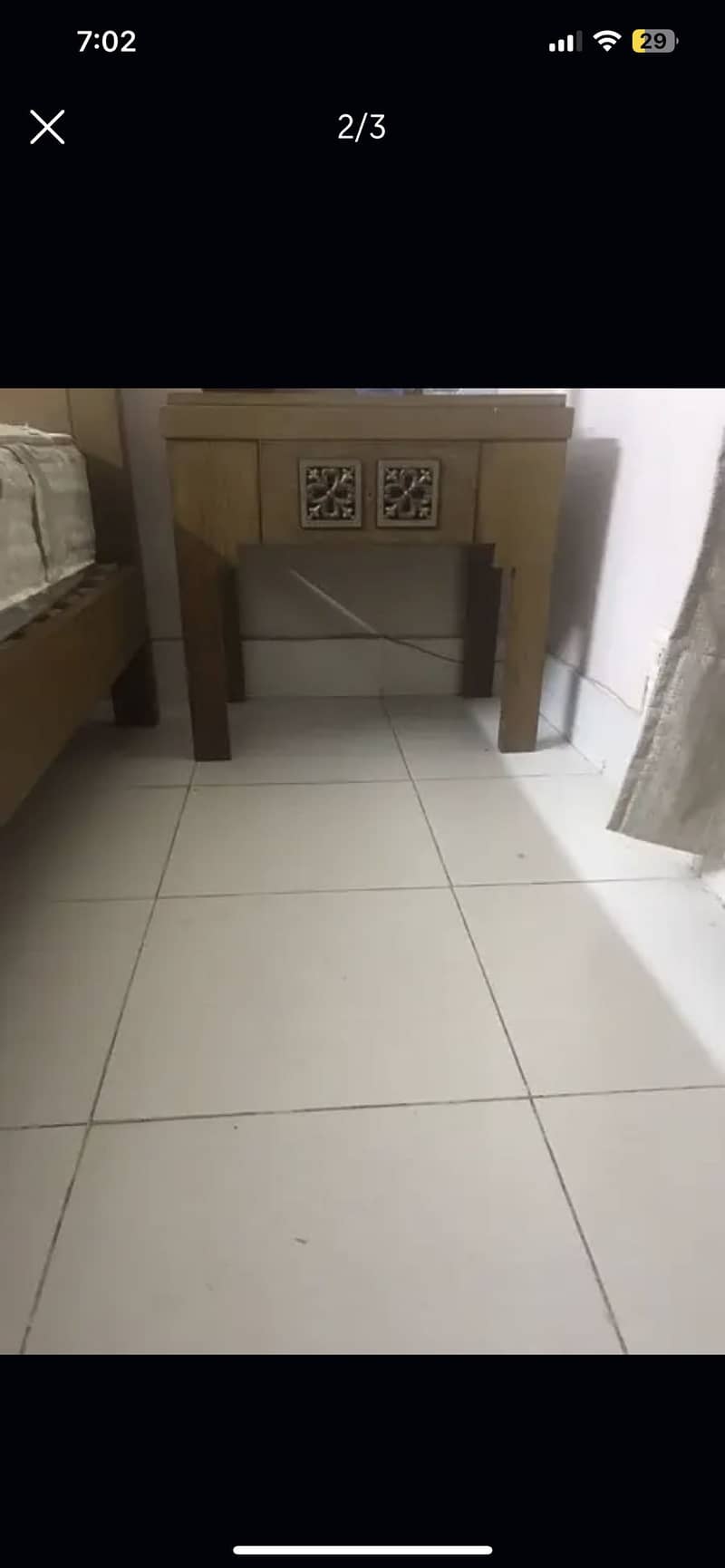 Wooden solid Bedset 1