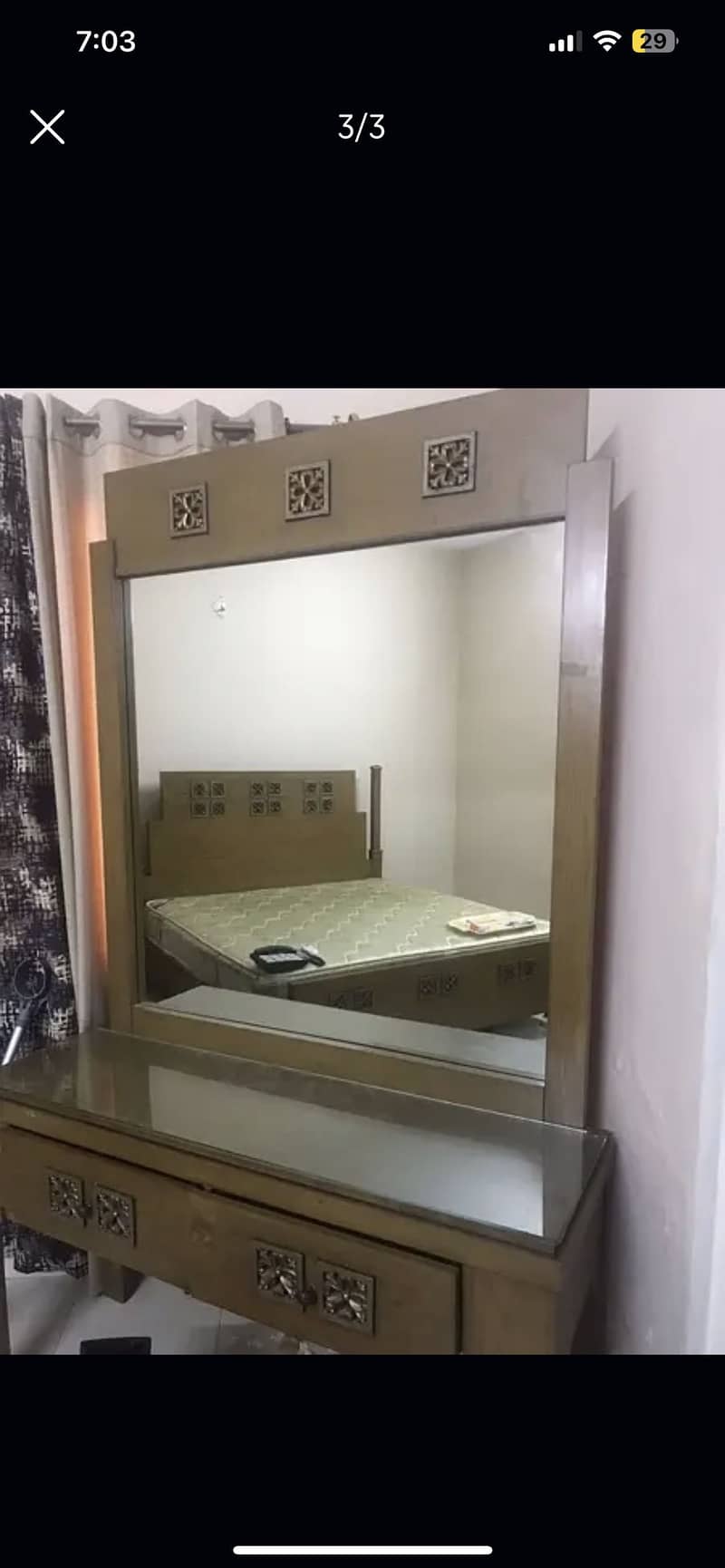 Wooden solid Bedset 2