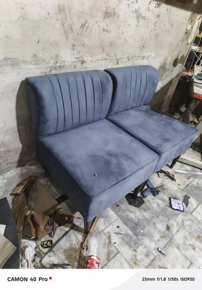 Bedroom chair plus coffee table