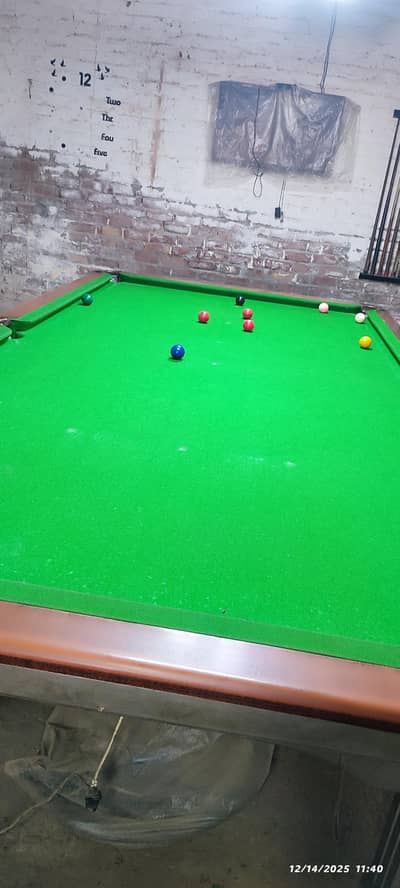 Snooker table