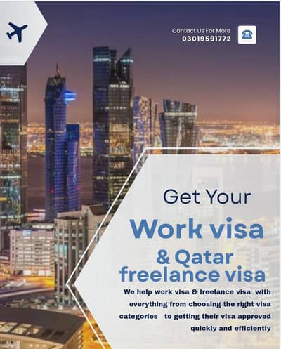 Qatar Visa & Job Assistance – Freelance / Work Visa Available