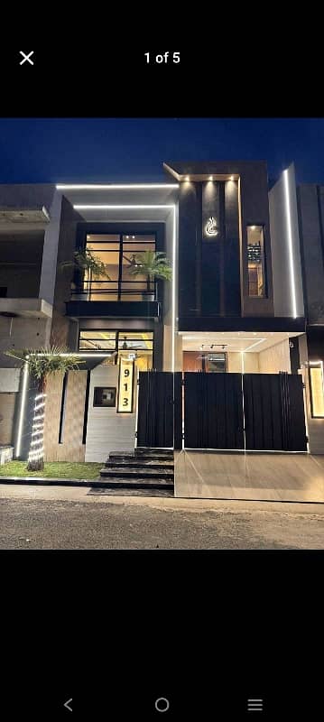 5Marla Brand New Luxury Modern Style With Direct Owner Meeting For Sale in Johar Town