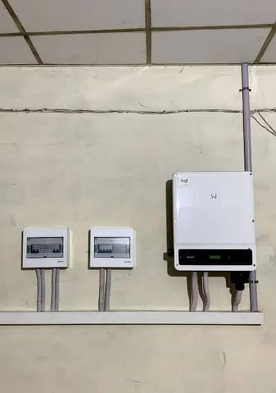 solar install solar inverter repairing elevated structure