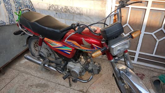 Honda CD-70 2020 Islamabad register