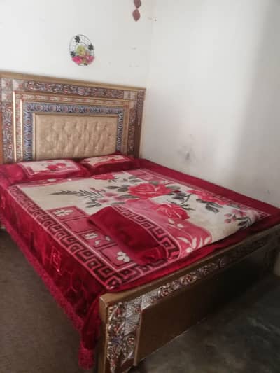 Double bed/ful size bed/dressing table/bed set/Poshish bed/furniture
