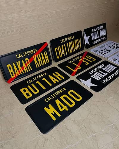 number plates