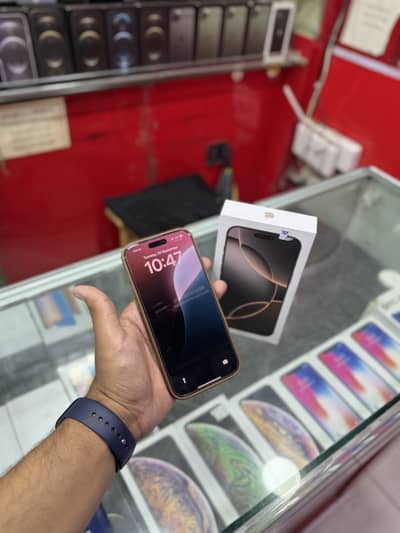 iPhone 16 Pro Max 256GB JV Official Warranty Box Pack  2 Months SIM Ti