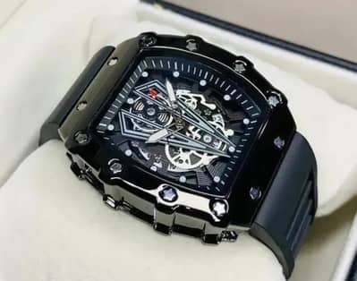 new black plus brand watch