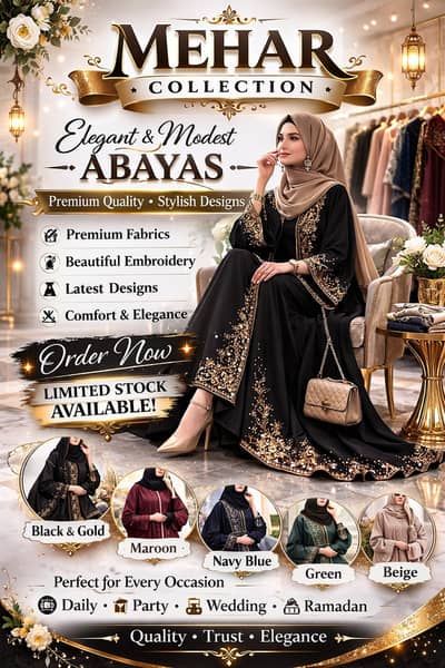abaya / hijab abaya / traditional and modern designs abayas / Burqah