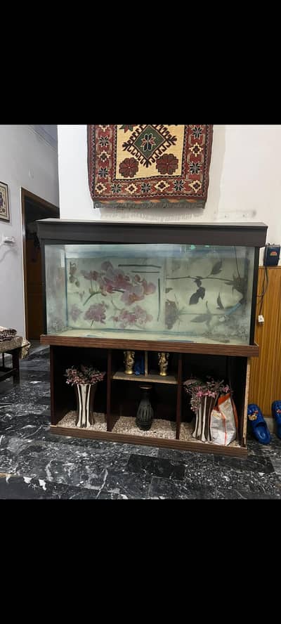 Fish Aquariums With Wooden Stand