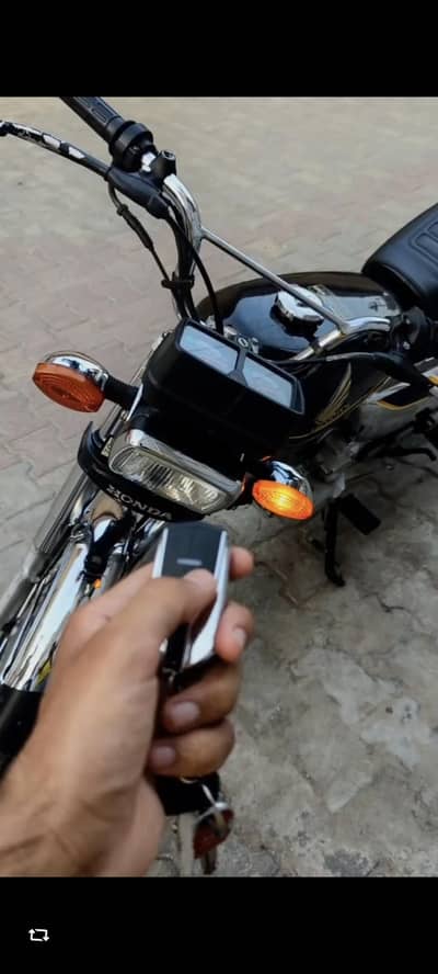 Honda cg 125 self start black for sale