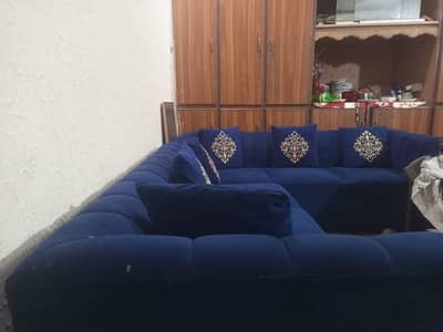 L shaped sofa set
