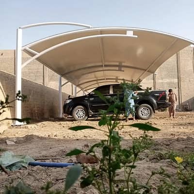 tensile shades \ car porch \ tensile structures \ garage shades
